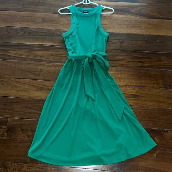 Women's Sleeveless Racer Dress - Who What Wear Green XS Women's Sleeveless Racer Dress - Who What Wear Green XS